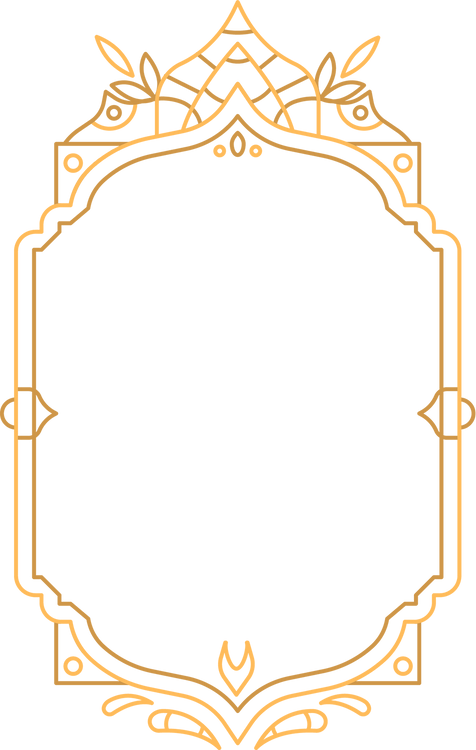 Elegant Ornate Profile Picture Frame